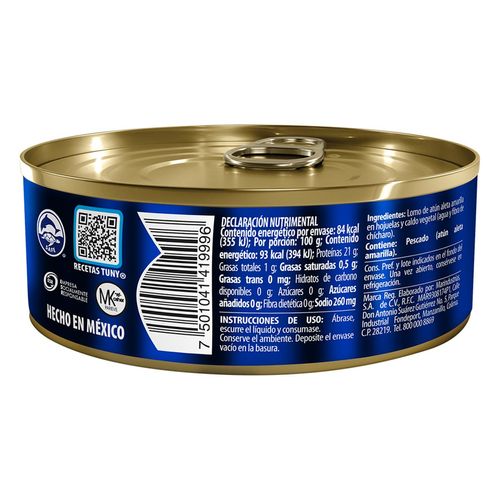 Atún Tuny Agua 130g