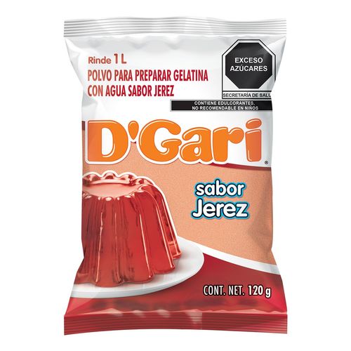 Gelatina D'Gari Jerez 120g