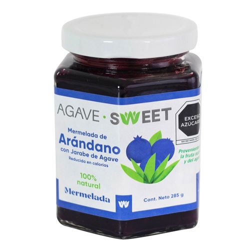 Mermelada de Arándano con Jarabe de Agave Agave Orgánico Sweet de 285g