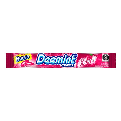 Caramelo Suave Confitado Deemint Fresa 16.8g