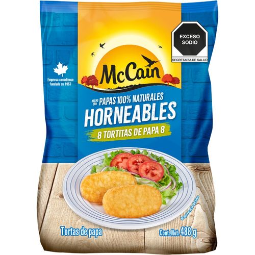 Tortitas de Papa McCain- 8 piezas