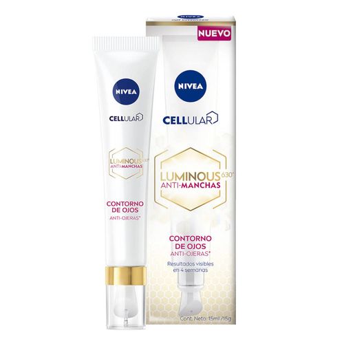 Contorno de Ojos Anti Ojeras NIVEA LUMINOUS630 Anti-Manchas con Cafeína 15ml
