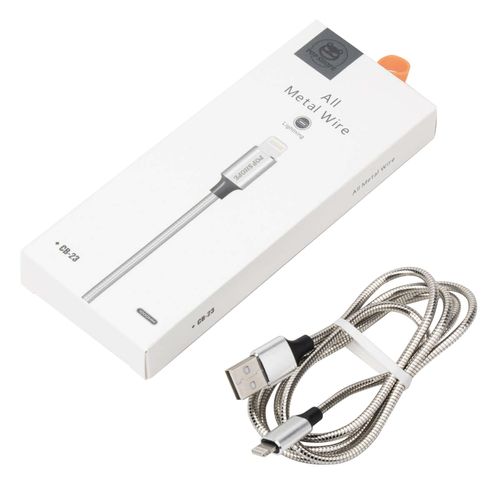 Cable de Carga Pop Shope Gris Metálico CB-23 IP