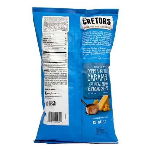 Palomitas Cretors Queso Caramelo 213gr