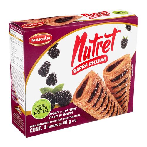 Barras Nutret Zarzamora 200g