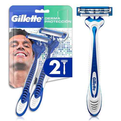 Rastrillo Gillette Derma Protección 2 Unidades