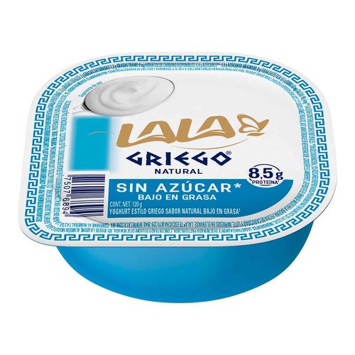 Yoghurt Lala Griego Natural Sin Azúcar 120g