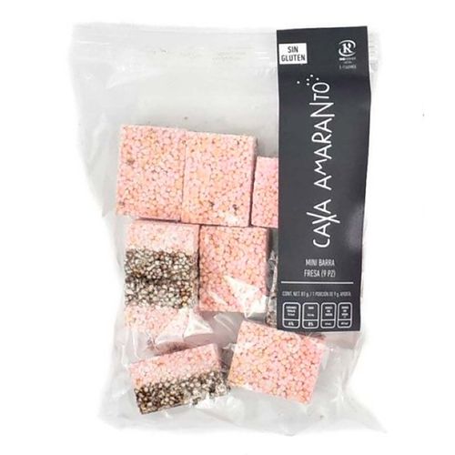 Barra Caxa Amaranto Mini Fresa 200g