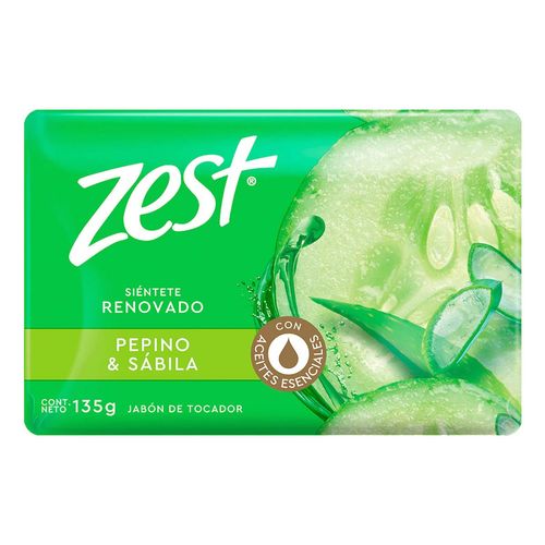 Jabón en Barra Zest Pepino y Sábila 130g