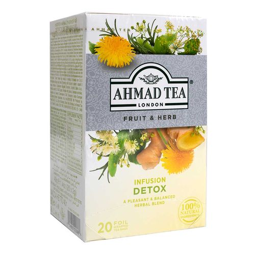 Té Ahmad Tea Infusión Detox 40g