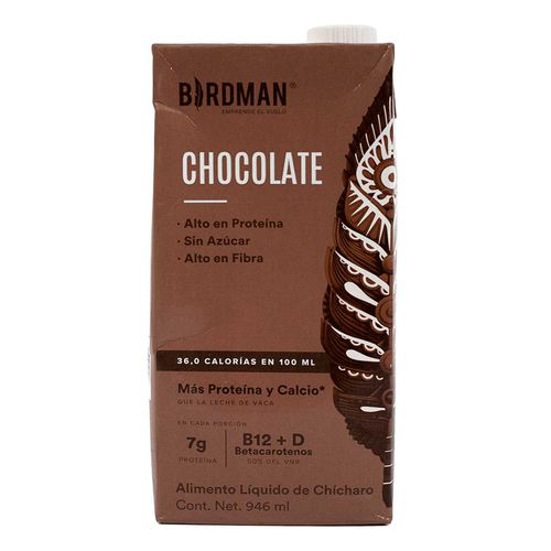 Bebida Birdman Chícharo Chocolate 1L