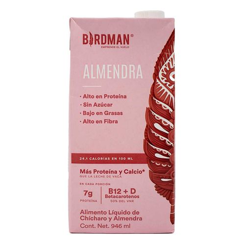 Bebida Birdman Almendra 1L