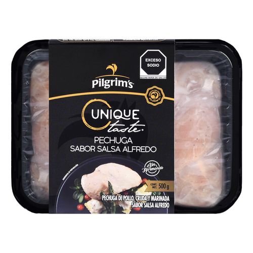 Pechuga Unique Taste Pilgrim's Salsa Alfredo 500g