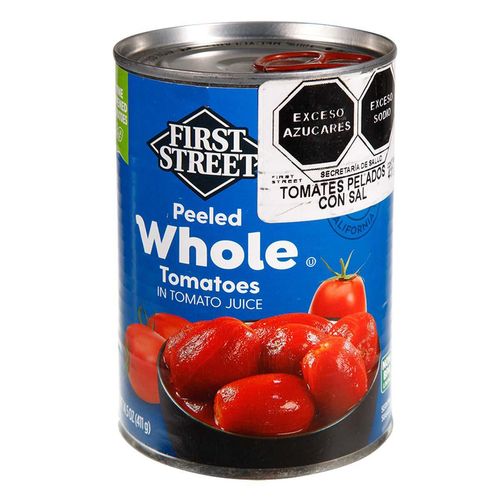 Tomates First Street Entero 411g
