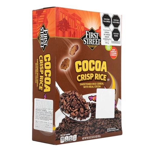 Cereal First Street Cocoa Arroz 552g