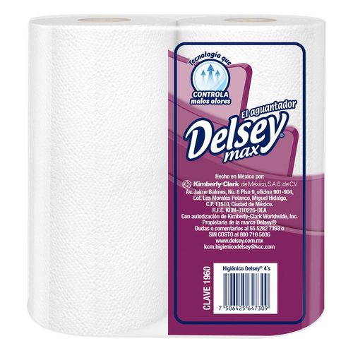 Papel Higiénico Delsey Max 4 Rollos