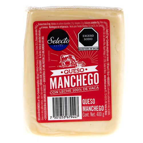 Queso Selecto Brand Manchego 400g