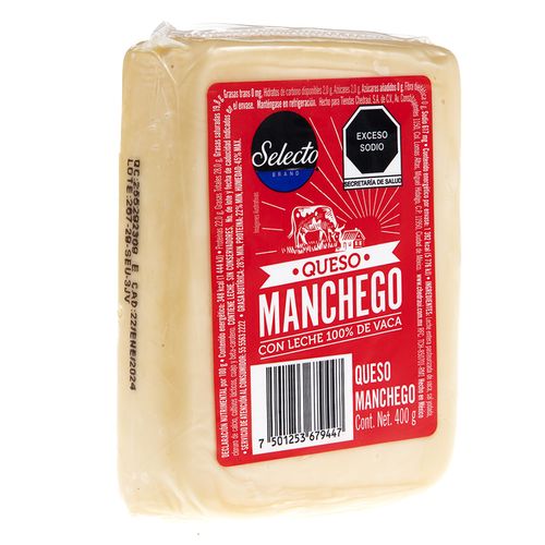 Queso Selecto Brand Manchego 400g