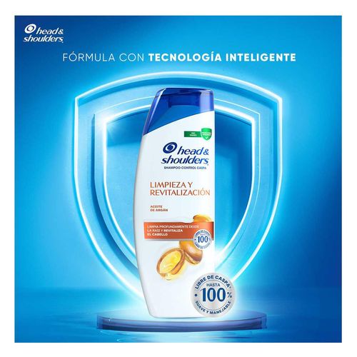 Shampoo Head & Shoulders Limpieza y Revitalización 180ml