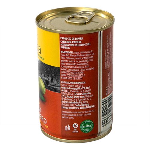 Aceituna Jolca Relleno de Chile Habanero 300g
