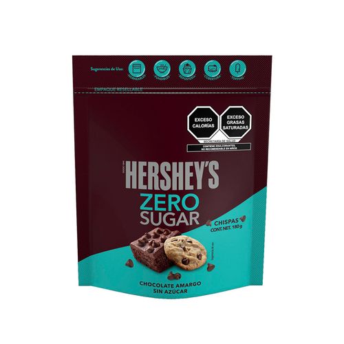 Chispas de Chocolate Amargo Hershey's Sin Azúcar 180g