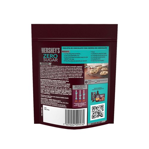 Chispas de Chocolate Amargo Hershey's Sin Azúcar 180g