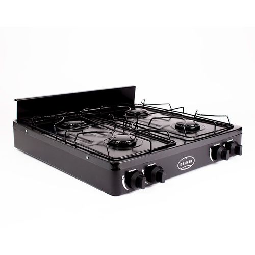 Estufa de Mesa Delher Goliath con 4 Quemadores PS-4Q-CE