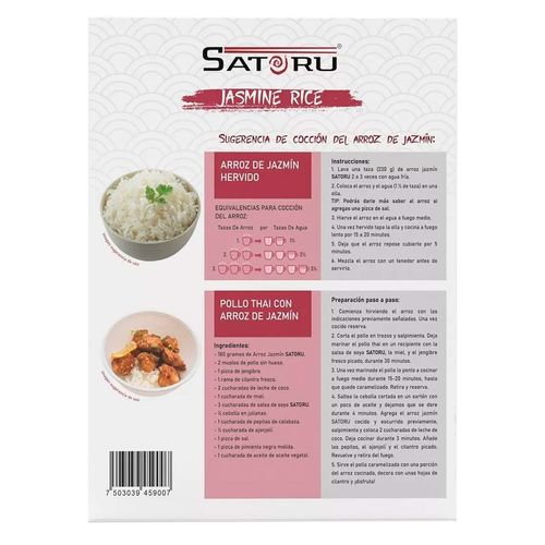Arroz Satoru Jazmín 350g