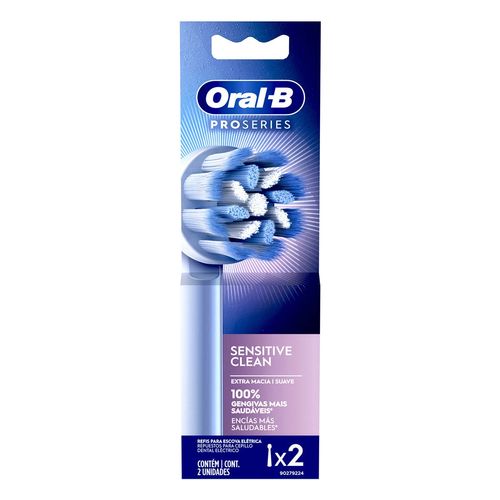 Cabezal de Repuesto Oral-B para cepillo eléctrico Sensitive Clean 2 Unidades