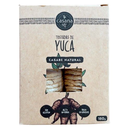 Tostadas Casana Yuca Natural 180g