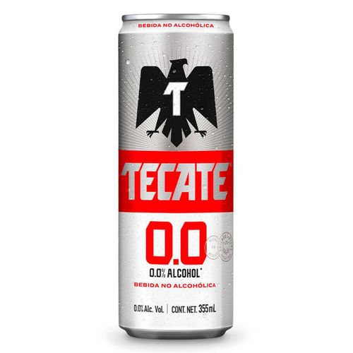 Cerveza Tecate Sin Alcohol 355ml