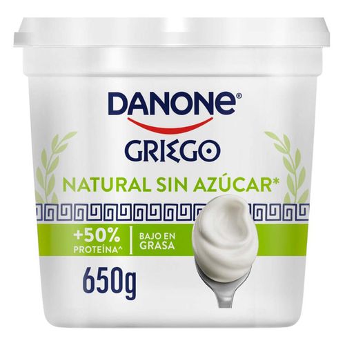 Yogurth Danone Batido Griego Natural sin Azúcar 650g
