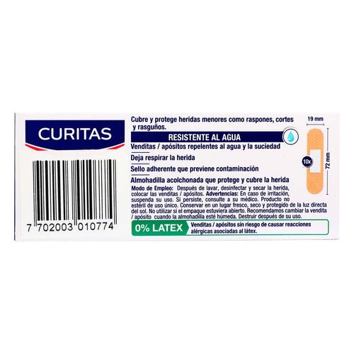 Venditas Transpiel Curitas 10 Piezas