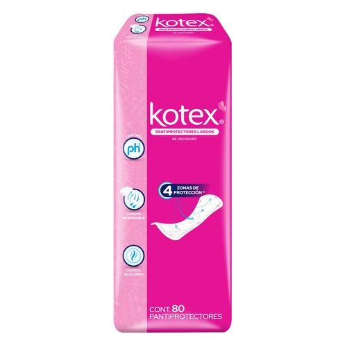 Pantiprotector Kotex Largo 80