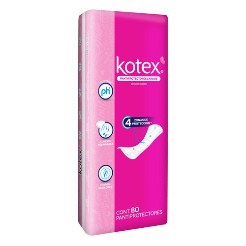 Pantiprotector Kotex Largo 80