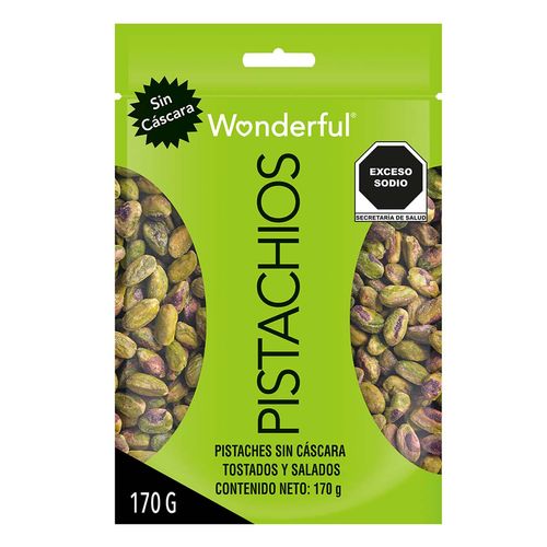 Pistaches Wonderful Tost y Sal S/C 170g