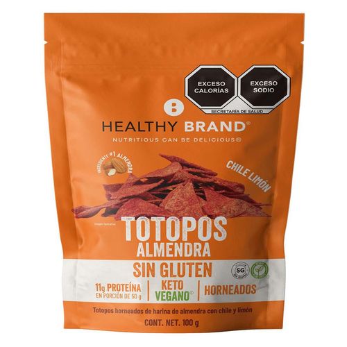 Totopos Healthy Brand Chile Limon 100g