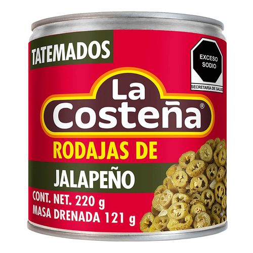 Chiles La Costeña Verde Tatemado 220g