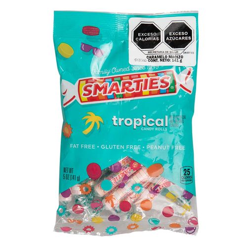 Dulces Smarties Tropical 92g