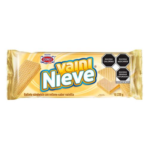 Galleta Dondé Vaininieve Dulces Vainilla 220g