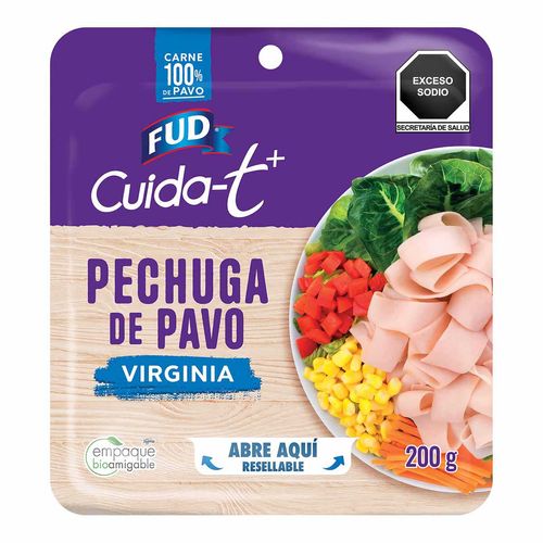 Pechuga Pavo Fud Cuidat+ Virginia 200g​