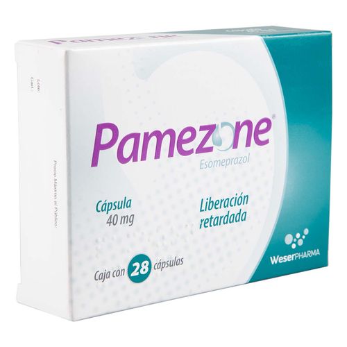 Esomeprazol Pamezone 40mg con 28 Cápsulas