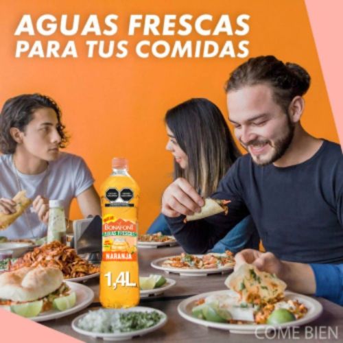 Bonafont Aguas Frescas Naranja 1.4L