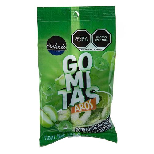 Gomitas Selecto Aros Manzana 100g