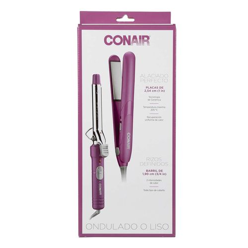 Combo Alaciadora Conair Cerámica