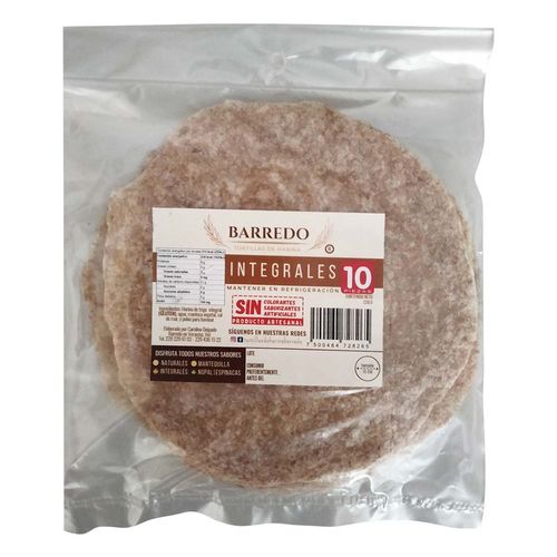 Tortilla De Harina Barredo 220g