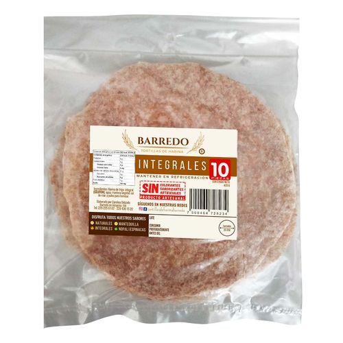 Tortilla De Harina Barredo 420g