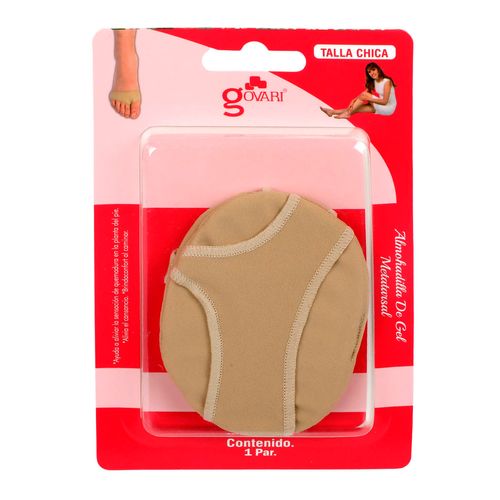 Almohadilla Metatarsal con Botón de Gel Govari Talla Chica 1 Par