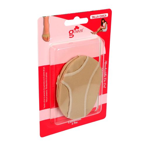 Almohadilla Metatarsal con Botón de Gel Govari Talla Chica 1 Par