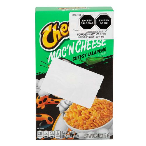 Pasta Cheetos Macarron Jalapeño 164g